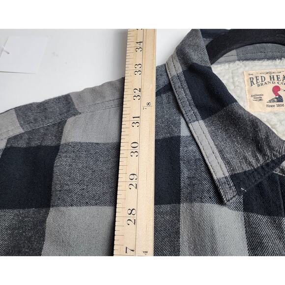 Redhead Jacket Mens 2xl Plaid 100% cotton Shacket Lumberjack outdoors Cabincore - Picture 7 of 8